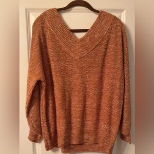 Cozy Orange Sweater